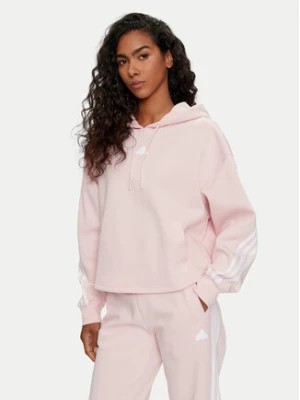 Zdjęcie produktu adidas Bluza Future Icons 3-Stripes IW5193 Różowy Loose Fit