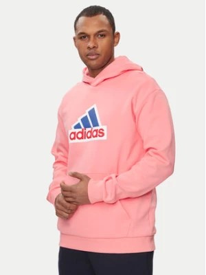 Zdjęcie produktu adidas Bluza Future Icons Badge of Sport IS9597 Różowy Relaxed Fit