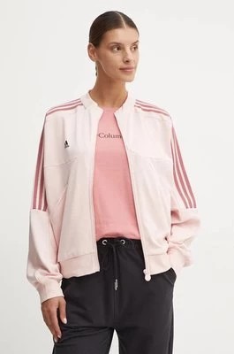 Zdjęcie produktu adidas bluza Tiro damska kolor różowy wzorzysta IX3529