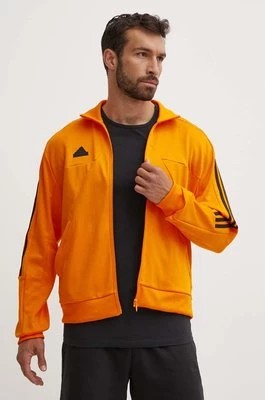 Zdjęcie produktu adidas bluza Tiro męska kolor pomarańczowy z aplikacją IY2065