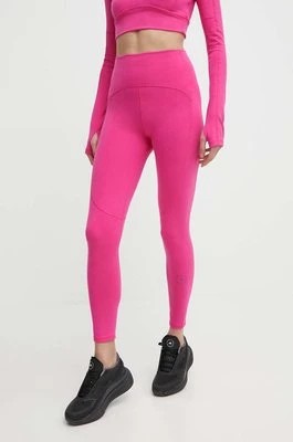Zdjęcie produktu adidas by Stella McCartney legginsy treningowe kolor różowy gładkie IT5712