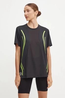 Zdjęcie produktu adidas by Stella McCartney t-shirt TruePace damski kolor czarny IZ0169