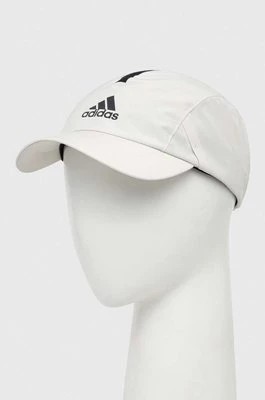 Zdjęcie produktu adidas czapka z daszkiem kolor beżowy z aplikacją IN2421