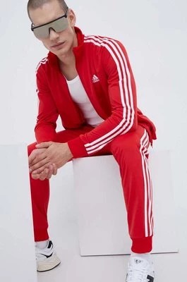 Zdjęcie produktu adidas dres Essentials męski kolor czerwony IJ6056