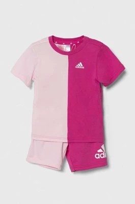 Zdjęcie produktu adidas komplet dziecięcy kolor różowy