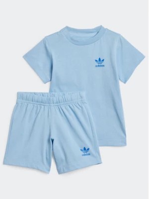 Zdjęcie produktu adidas Komplet t-shirt i spodenki IN8506 Niebieski Regular Fit