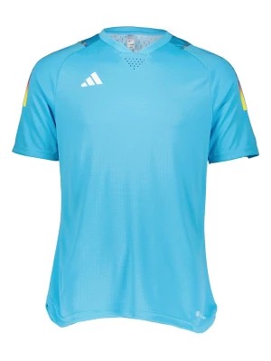 Zdjęcie produktu adidas Koszulka sportowa w kolorze błękitnym rozmiar: S