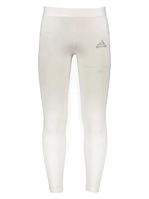 Zdjęcie produktu adidas Legginsy "Techfit" w kolorze białym rozmiar: XS
