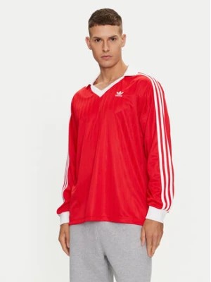 Zdjęcie produktu adidas Longsleeve adicolor Piqué Football IX5226 Czerwony Regular Fit