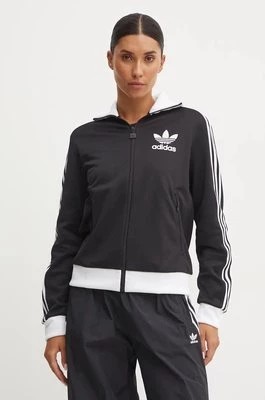 Zdjęcie produktu adidas Originals bluza Adicolor damska kolor czarny wzorzysta IW3174