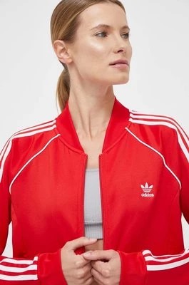 Zdjęcie produktu adidas Originals bluza Adicolor Classics SST damska kolor czerwony z aplikacją IK4032