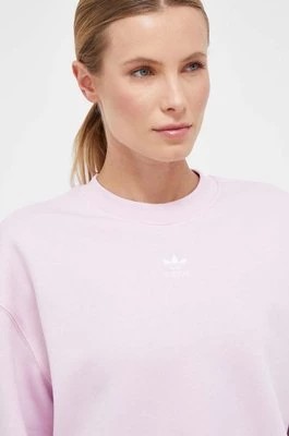 Zdjęcie produktu adidas Originals bluza damska kolor różowy gładka