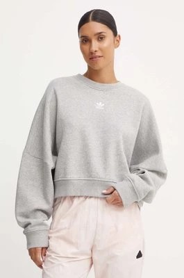 Zdjęcie produktu adidas Originals bluza damska kolor szary melanżowa IY2545