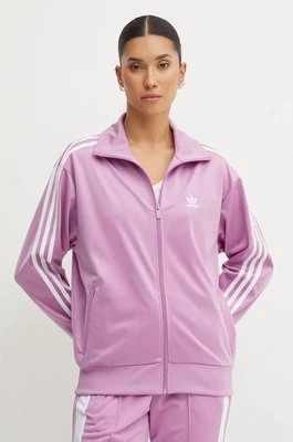 Zdjęcie produktu adidas Originals bluza Firebird damska kolor fioletowy z aplikacją IY4741