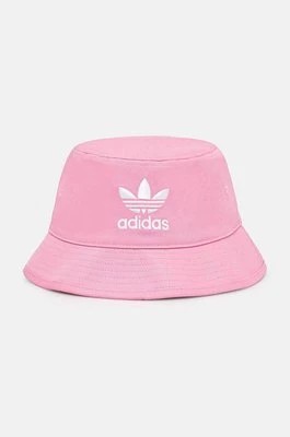 Zdjęcie produktu adidas Originals kapelusz bawełniany Adicolor kolor różowy bawełniany HM1678