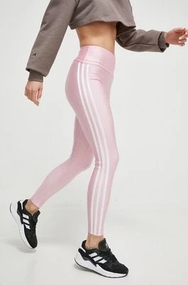 Zdjęcie produktu adidas Originals legginsy damskie kolor różowy z aplikacją IP0657
