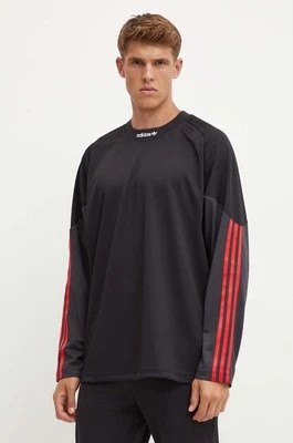 Zdjęcie produktu adidas Originals longsleeve męski kolor czarny wzorzysty IX9640