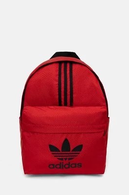 Zdjęcie produktu adidas Originals plecak Adicolor kolor czerwony duży z nadrukiem JE4034