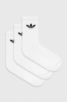 Zdjęcie produktu adidas Originals skarpetki 3-pack Trefoil kolor biały IJ5616