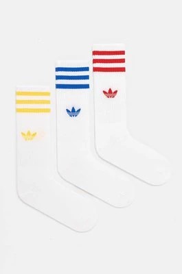 Zdjęcie produktu adidas Originals skarpetki 3-pack kolor biały IX7504