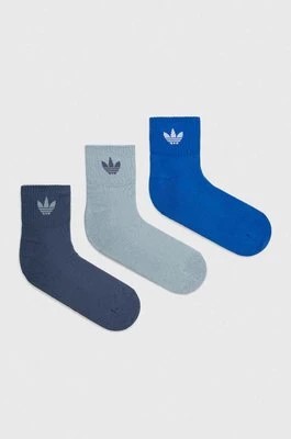 Zdjęcie produktu adidas Originals skarpetki 3-pack kolor niebieski IW9271