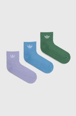 Zdjęcie produktu adidas Originals skarpetki 3-pack kolor niebieski IU2698