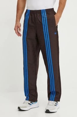 Zdjęcie produktu adidas Originals spodnie Club TrackPant męskie kolor brązowy wzorzyste JN5970