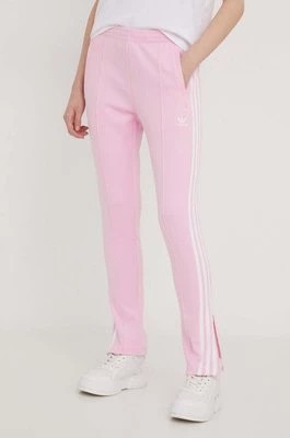 Zdjęcie produktu adidas Originals spodnie dresowe Adicolor Classic SST kolor różowy z aplikacją IR8076