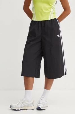 Zdjęcie produktu adidas Originals szorty damskie kolor czarny wzorzyste high waist JM9288