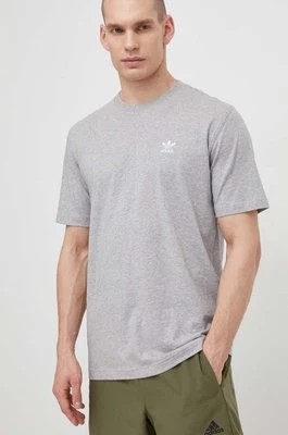 Zdjęcie produktu adidas Originals t-shirt bawełniany Essential Tee męski kolor szary melanżowy IR9692