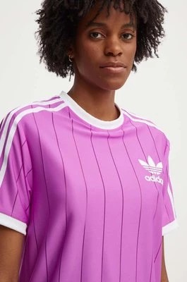 Zdjęcie produktu adidas Originals t-shirt damski kolor fioletowy IY7225