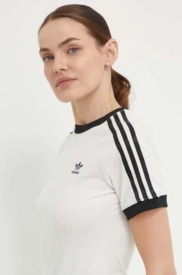 Zdjęcie produktu adidas Originals t-shirt damski kolor szary IR8104