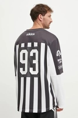 Zdjęcie produktu adidas Originals t-shirt Team 93 Jersey męski kolor szary wzorzysty JM4943