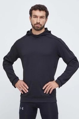 Zdjęcie produktu adidas Performance bluza treningowa kolor czarny z kapturem z nadrukiem