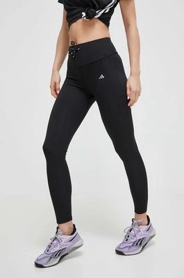 Zdjęcie produktu adidas Performance legginsy do biegania Run Essential kolor czarny gładkie HY2902