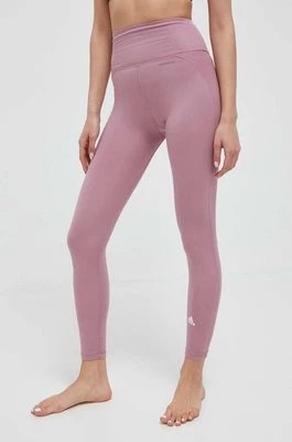 Zdjęcie produktu adidas Performance legginsy do jogi Essentials kolor różowy gładkie