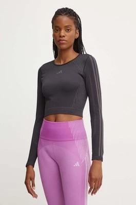 Zdjęcie produktu adidas Performance longsleeve treningowy Knit kolor czarny IX6994