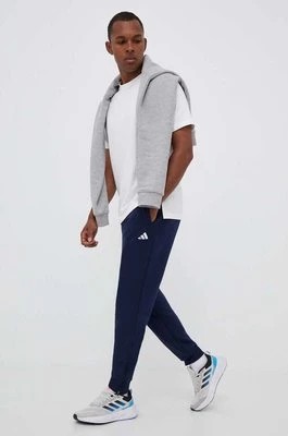 Zdjęcie produktu adidas Performance spodnie treningowe Club Teamwear kolor granatowy gładkie
