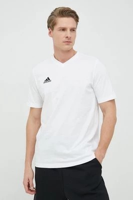 Zdjęcie produktu adidas Performance t-shirt bawełniany kolor biały gładki HC0452