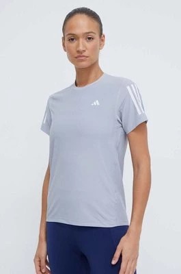 Zdjęcie produktu adidas Performance t-shirt do biegania Own the Run Own the Run kolor szary IP2041