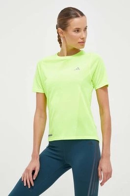 Zdjęcie produktu adidas Performance t-shirt do biegania Ultimate kolor zielony