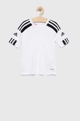 Zdjęcie produktu adidas Performance t-shirt dziecięcy kolor biały z nadrukiem