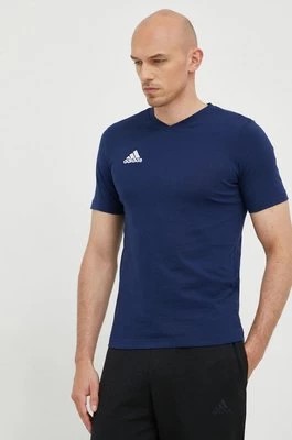 Zdjęcie produktu adidas Performance t-shirt Entrada 22 męski kolor granatowy gładki HC0450