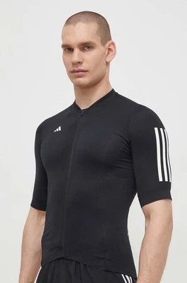 Zdjęcie produktu adidas Performance t-shirt rowerowy kolor czarny z nadrukiem IR7933