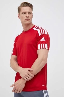 Zdjęcie produktu adidas Performance t-shirt treningowy Squadra 21 kolor czerwony z aplikacją