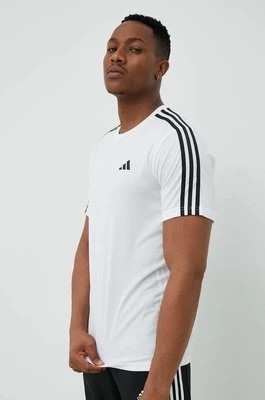 Zdjęcie produktu adidas Performance t-shirt treningowy Training Essentials kolor biały z aplikacją IB8151