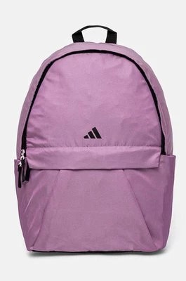 Zdjęcie produktu adidas plecak damski kolor fioletowy duży z nadrukiem IX3189