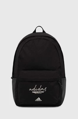 Zdjęcie produktu adidas plecak kolor czarny duży z nadrukiem IX6802