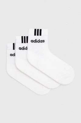 Zdjęcie produktu adidas skarpetki 3-pack Essentials kolor biały HT3437