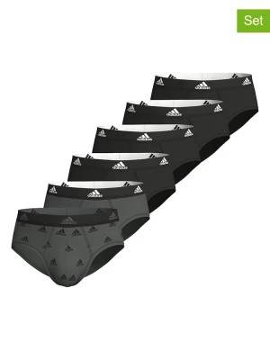 Zdjęcie produktu adidas Slipy (6 par) w kolorze czarno-ciemnoszarym rozmiar: XXL